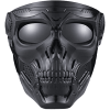 Skull Mask Full Face Tactical Masks For CS Survival Games Shooting Cosplay Movie Paintball Halloween Scary Masks - BrownGrey