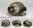 Military Tactical Helmet Cover Airsoft Paintball Wargame CS Camouflage Army Helmet Case Outdoor Hunting Equipment Cloth Cover - Jungle Python