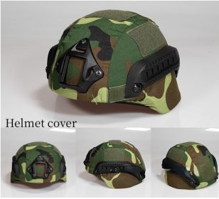 Military Tactical Helmet Cover Airsoft Paintball Wargame CS Camouflage Army Helmet Case Outdoor Hunting Equipment Cloth Cover - Old Style Jungle