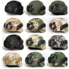 Military Tactical Helmet Cover Airsoft Paintball Wargame CS Camouflage Army Helmet Case Outdoor Hunting Equipment Cloth Cover - Old Style Jungle