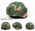 Military Tactical Helmet Cover Airsoft Paintball Wargame CS Camouflage Army Helmet Case Outdoor Hunting Equipment Cloth Cover - Four Color Jungle