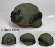 Military Tactical Helmet Cover Airsoft Paintball Wargame CS Camouflage Army Helmet Case Outdoor Hunting Equipment Cloth Cover - Army green