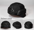 Military Tactical Helmet Cover Airsoft Paintball Wargame CS Camouflage Army Helmet Case Outdoor Hunting Equipment Cloth Cover - Black