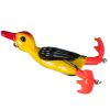 1pc Soft Fishing Lure Duck Artificial Bait With Rotating Legs; Cool Fishing Bait 9cm/11g 3.5in/0.39oz - Yellow