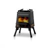 Outdoor Portable Folding Charcoal BBQ Grill Stove - Black - BBQ Grill