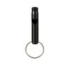 1pc Aluminum Whistle With Keychain; Sturdy Lightweight Whistle; For Signal Alarm; Outdoor Camping; Hiking Accessories - Red