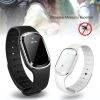 Super Shield Mosquito Repellent Watch Band Ultrasonic And Electronic - BASIC BLACK