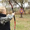 Solid Straw Round Archery Target for Backyard Outdoor Hunting Shooting Practice - As pic show - 5 Layers