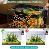 Hang On Aquarium Filter 3W 66GPH Adjustable Waterfall Water Flow Quiet Fish Tank With Biochemical Filter For 2-8 Gallons Small Fish Tank - Filter