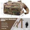 Tactical Fanny Pack EDC Waist Bag for Outdoor Shooting Fishing - CP