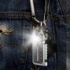Multi-functional Rechargeable Mini LED Flashlight  - Black B - Flashlights
