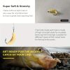 50pcs Soft Worm Bread Worm Maggot Soft Fish Bait; Fishing Bionic Bait Without A Hook; Outdoor Fishing Tackle - 50pcs