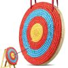 Solid Straw Round Archery Target for Backyard Outdoor Hunting Shooting Practice - As pic show - 3 Layers
