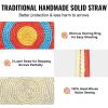 Solid Straw Round Archery Target for Backyard Outdoor Hunting Shooting Practice - As pic show - 3 Layers