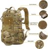 Tactical Backpack Men Military Assault Pack Outdoor Hiking Rucksack - Black